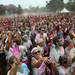 Thousands gather at Riverside Park after the race during the Ypsilanti Color Run 5K on Sunday morning. Melanie Maxwell I AnnArbor.com